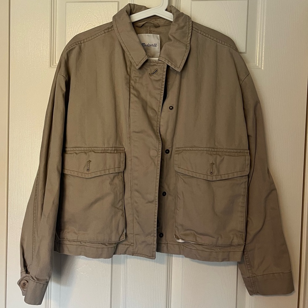 Madewell canvas jacket - size M
